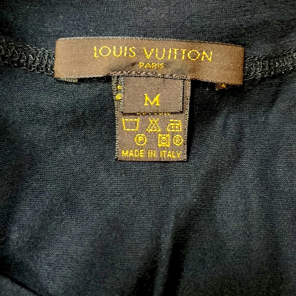 Louis Vuitton Short Sleeve Ruffle Top, Black, Medium - Picture 9 of 9